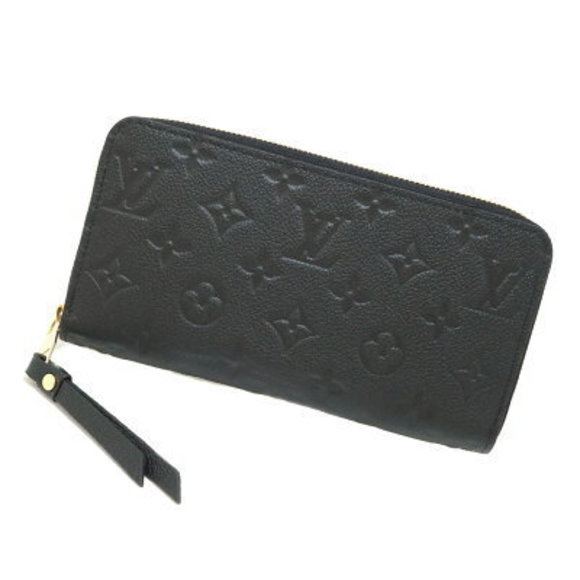Louis Vuitton Zippy Wallet Empreinte Noir Black Leather - Picture 1 of 9